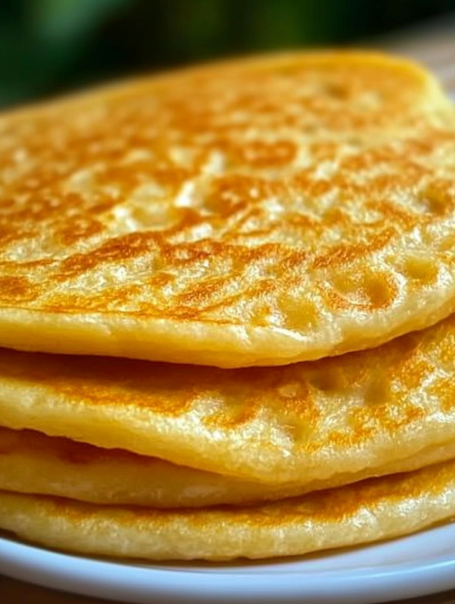 Panqueque de avena sin azúcar ni harina servido con frutas frescas y yogur natural sobre un plato blanco.