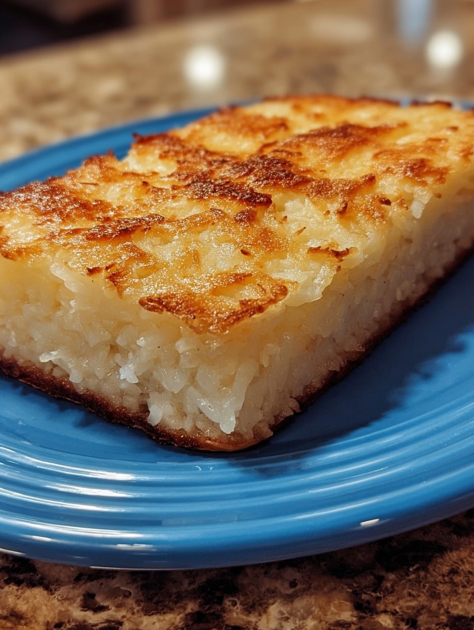 Pan de coco keto esponjoso recién hecho en microondas, servido en un plato blanco con café.