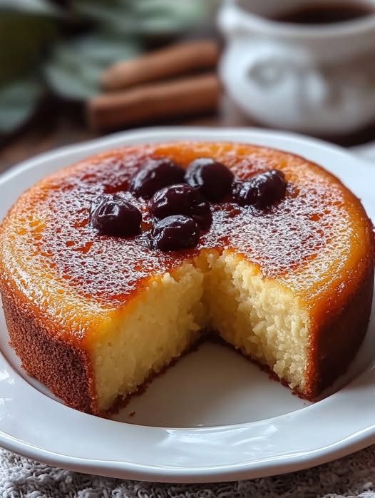 Bizcocho de ron y pasas casero, esponjoso y aromático, ideal para compartir en familia